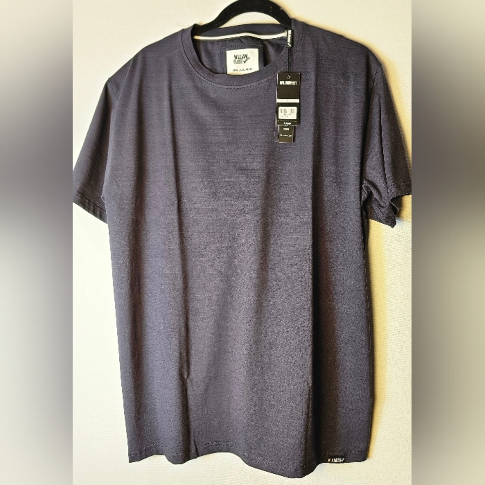 NWT - Men's William Rast Men's T-shirt Navy Blue, XL